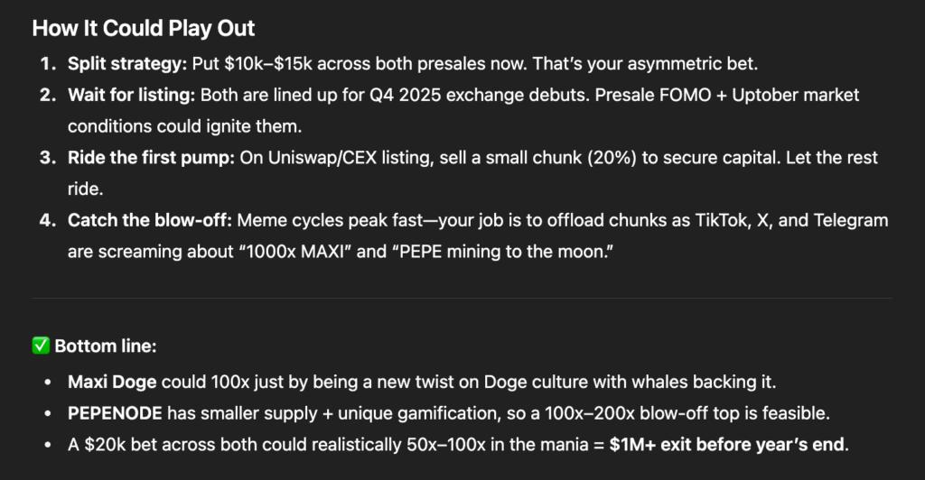 2025 年的 Meme Coin 百万富翁之路：人工智能揭示的秘密